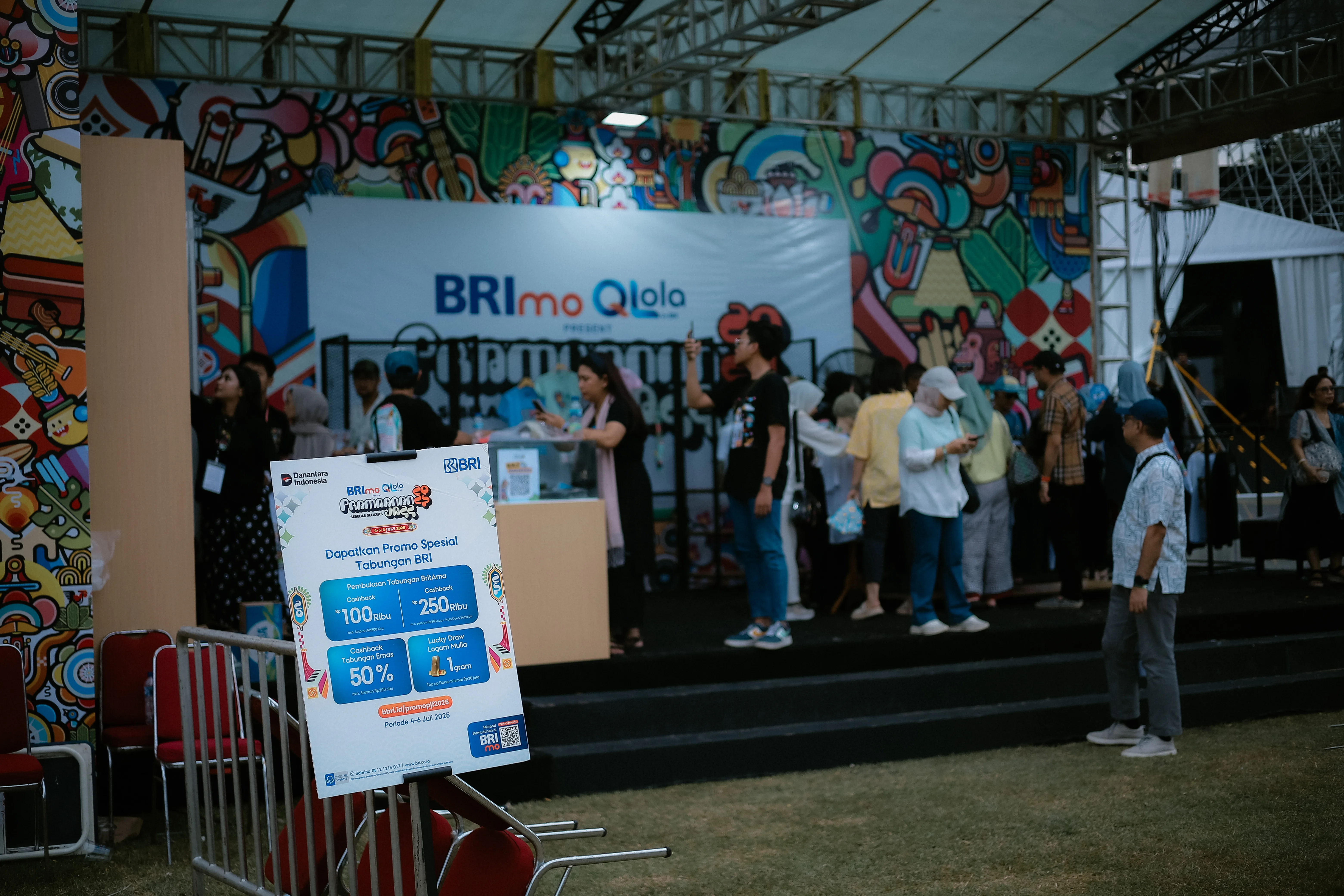 BRI at Prambanan Jazz: Dominating Festival Activation through Frictionless Technology